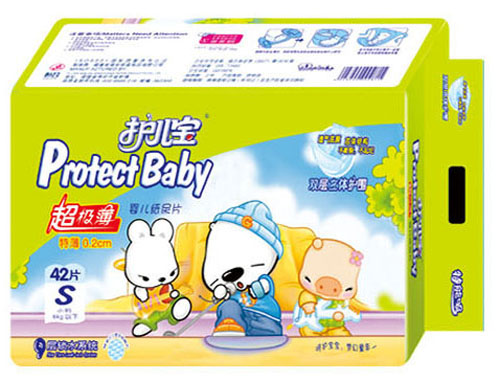護(hù)兒寶超級(jí)薄yinge紙尿片S碼42片