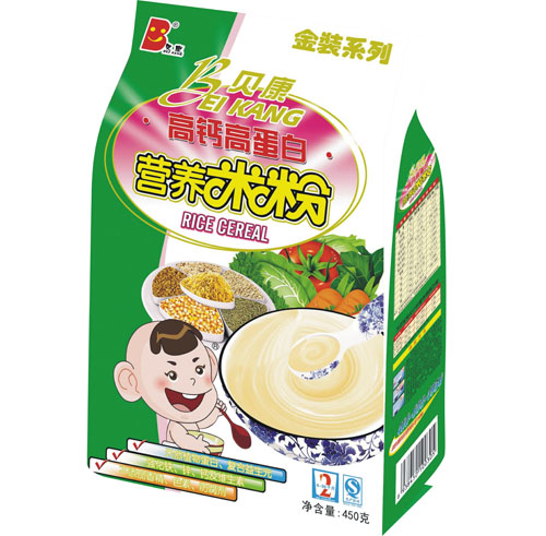 貝康高鈣高蛋白營養(yǎng)米粉2段