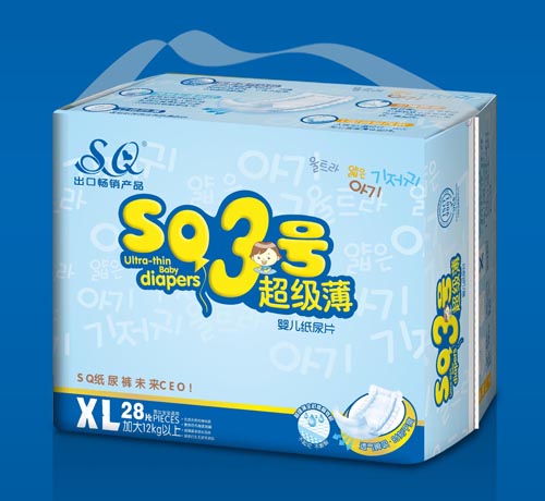 SQ3號超級薄yinge紙尿片XL碼28片