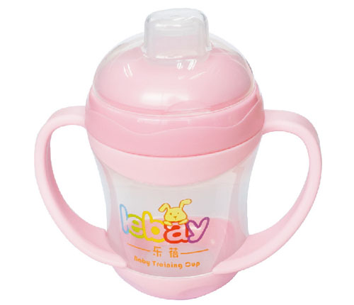 樂蓓防滑吸管杯6927粉紅色