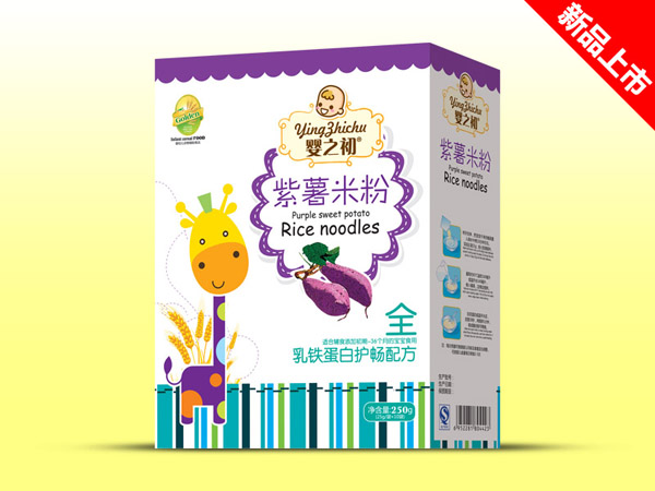 嬰之初乳鐵蛋白護暢紫薯米粉盒裝