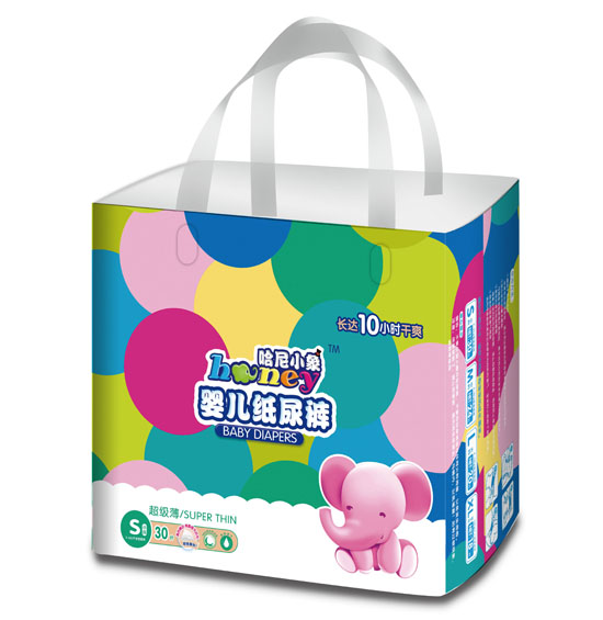 哈尼小象超級薄yinge紙尿褲S碼30片