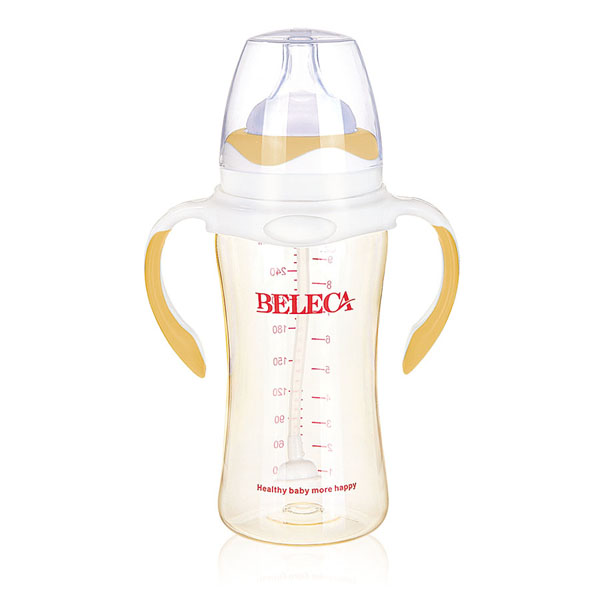 貝樂(lè)嘉黃白兩色yinge全自動(dòng)奶瓶300ml