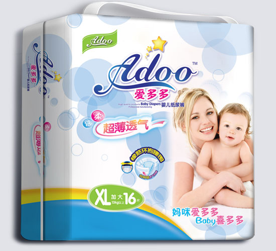 愛多多超薄透氣yinge紙尿褲XL碼16片