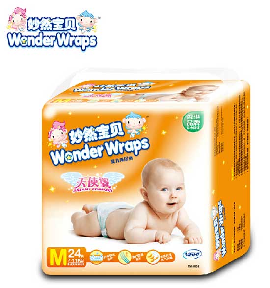 妙然寶貝天使翼yinge紙尿褲M碼