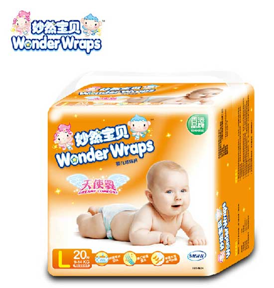 妙然寶貝天使翼yinge紙尿褲L碼