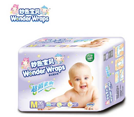 妙然寶貝超級(jí)柔爽紙尿褲M