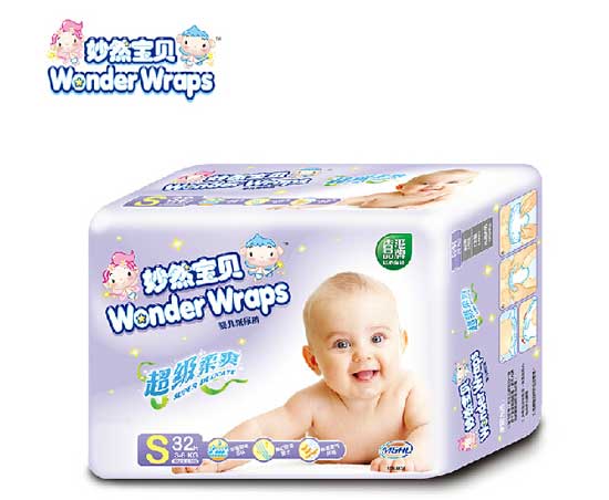 妙然寶貝超級柔爽紙尿褲S