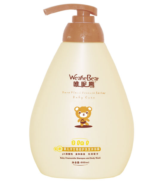 唯昵熊yinge洋甘菊倍護(hù)洗發(fā)沐浴露600ml