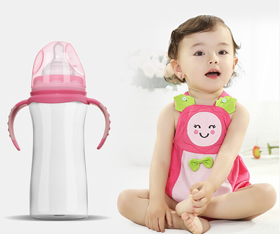 愛(ài)弗圖西300MLPP寬口奶瓶(玫紅)