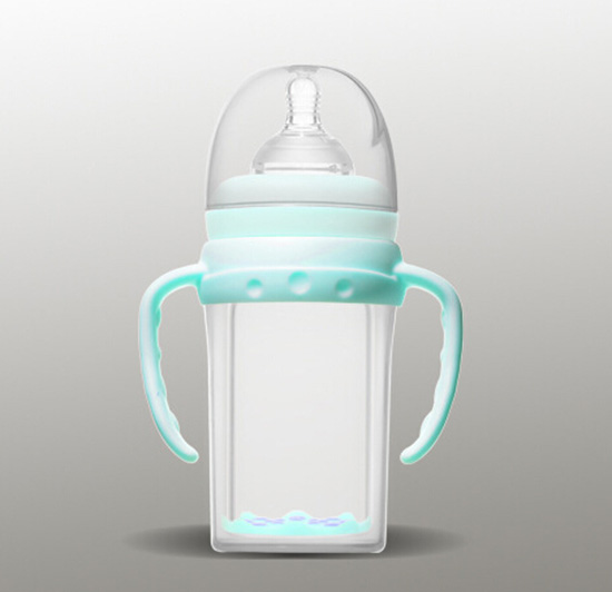 愛(ài)弗圖西180MLPP寬口直身奶瓶(翡翠藍(lán))