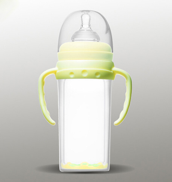 愛弗圖西240MLPP寬口直身奶瓶(蘋果綠)