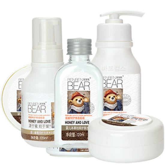 笨笨熊yinge春夏禮盒5件套