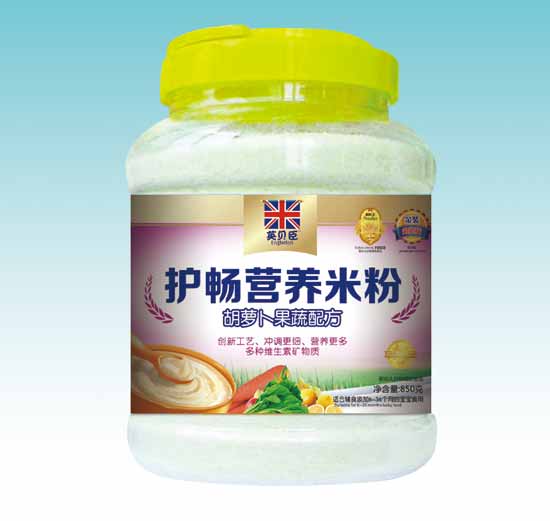 英貝臣胡蘿卜果蔬配方護腸米粉