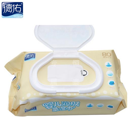 德佑yinge潤膚柔濕巾80抽