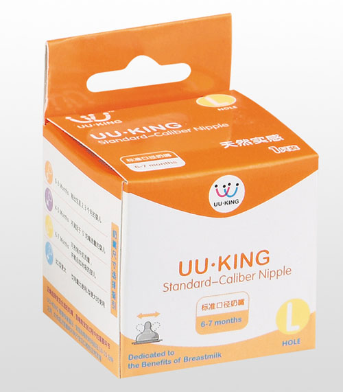 UU·KING標(biāo)準(zhǔn)口徑母乳實感奶嘴L