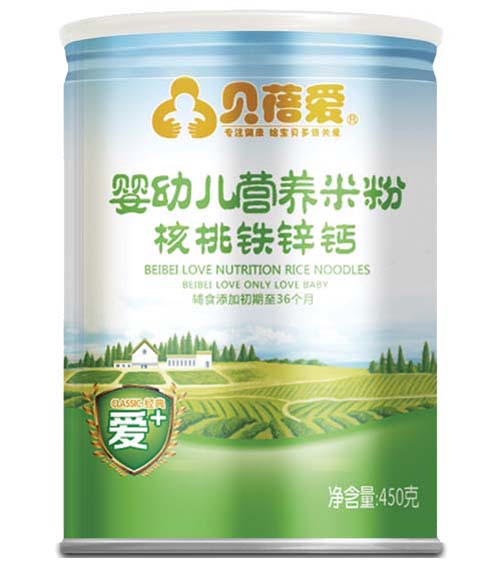 貝蓓愛(ài)yingye核桃鐵鋅鈣米粉聽(tīng)裝