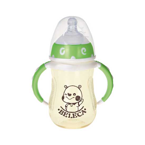 貝樂嘉PPSU小熊奶瓶160ML(綠色)