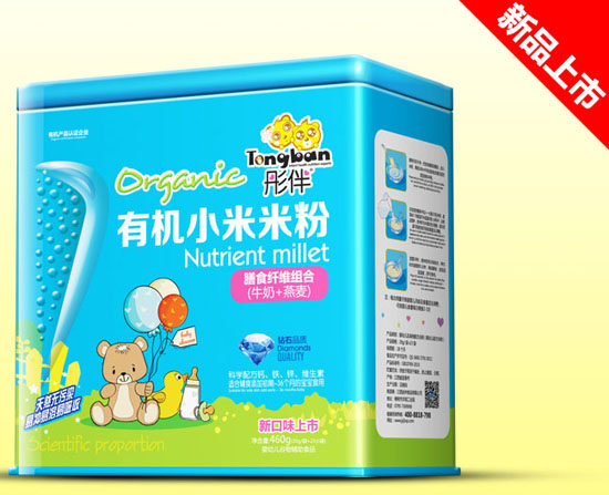 彤伴膳食纖維組合有機(jī)小米米粉鐵聽(tīng)