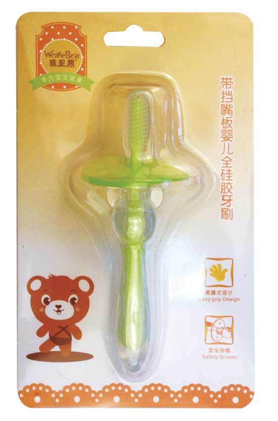 唯昵熊yinge全硅膠牙刷