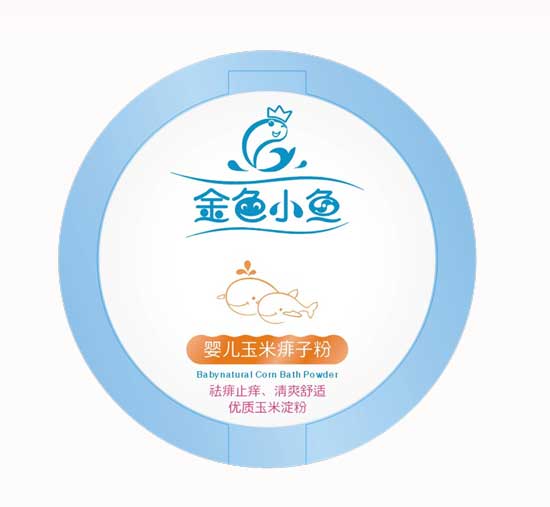 金色小魚yinge玉米痱子粉