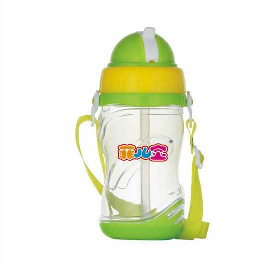菲兒寶高極背帶式350ML滑蓋吸水杯