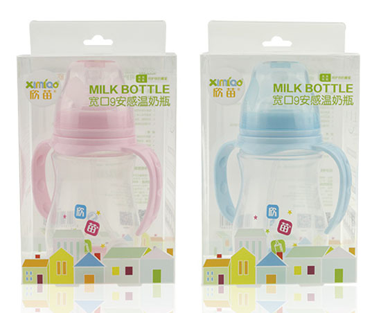欣苗寬口9安感溫PP奶瓶
