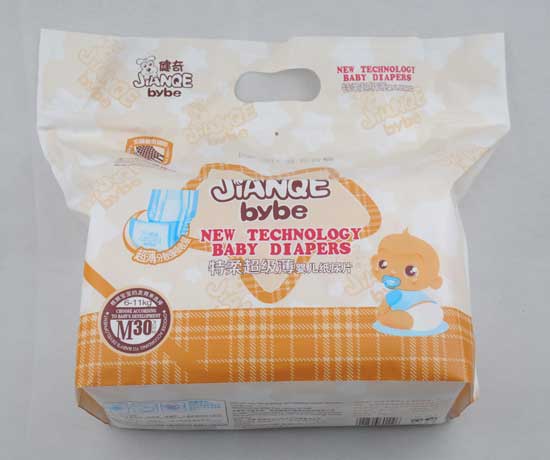 健奇特柔超級(jí)薄yinge紙尿片M碼30片