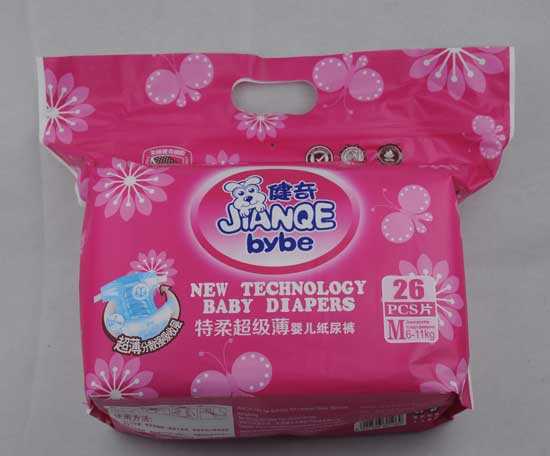 健奇特柔超級薄yinge紙尿褲M碼26片