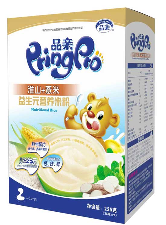 品親益生元淮山薏米營(yíng)養(yǎng)米粉