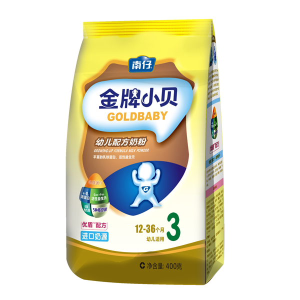 金牌小貝400G袋裝3段