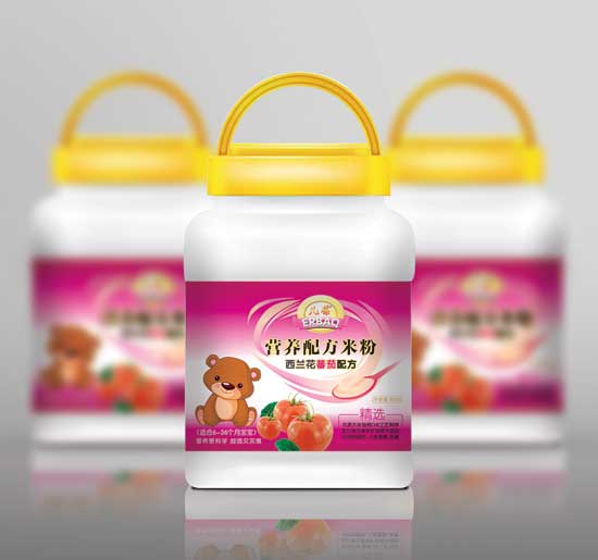 兒葆西蘭花番茄800克營(yíng)養(yǎng)配方米粉