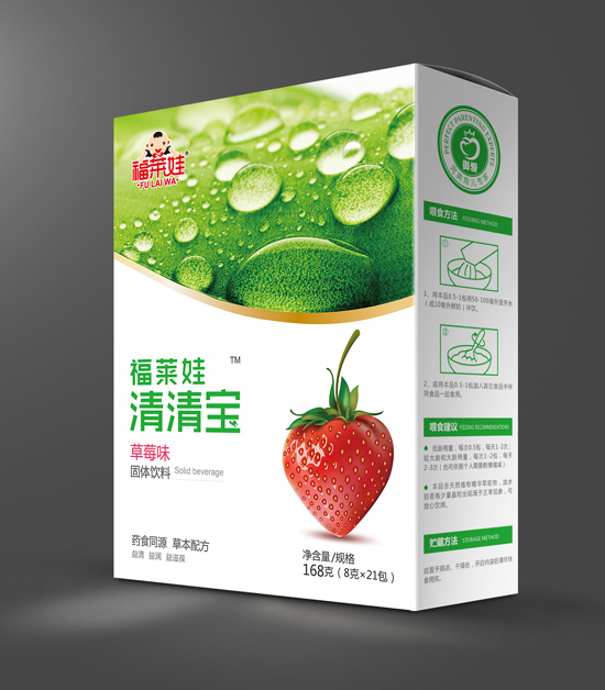 福萊娃草莓味清清寶盒裝