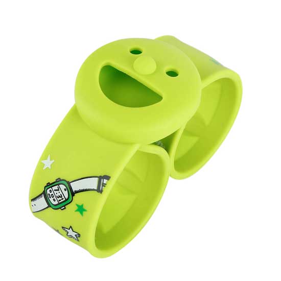 風語笑臉綠色防蚊手表