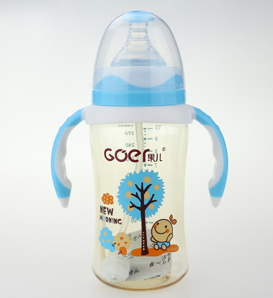 果兒300mlPPSU寬口奶瓶藍色