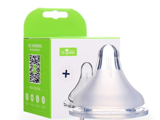 格林博士寬口母乳實感奶嘴十字孔