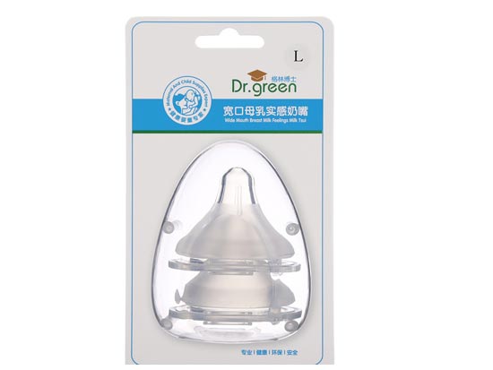 格林博士寬口母乳實(shí)感奶嘴兩個(gè)裝L號(hào)