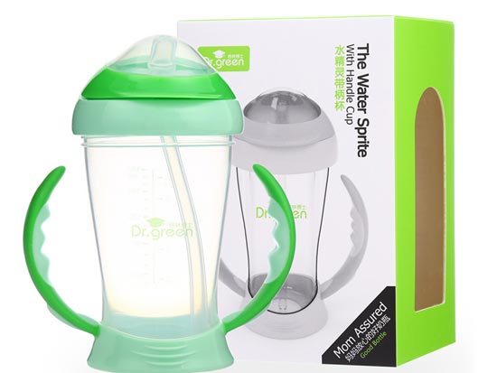 格林博士水精靈帶柄杯綠色