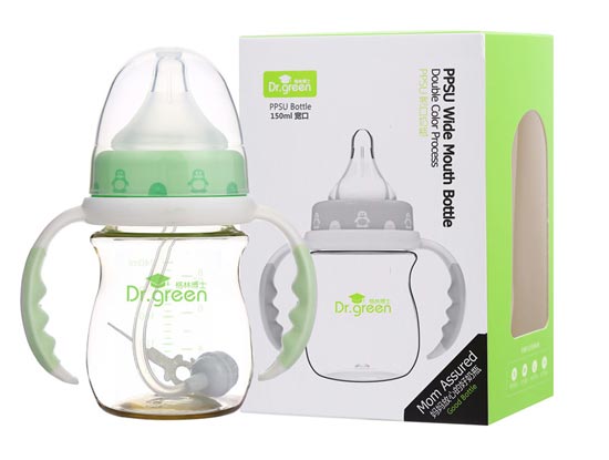 格林博士PPSU寬口奶瓶150ML綠色