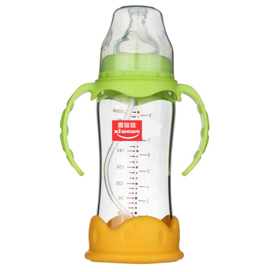 喜哇哇yingye玻璃奶瓶260ML