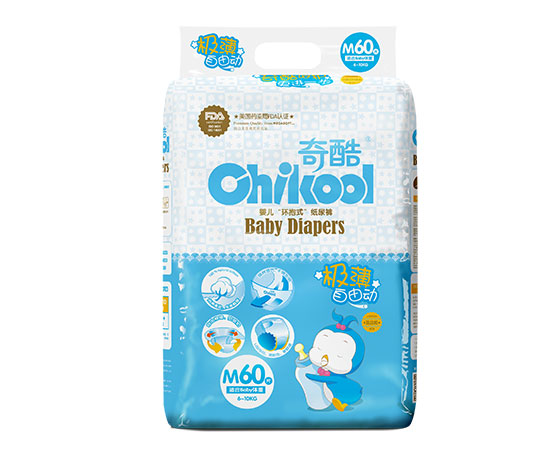 奇酷極薄自由動紙尿褲M60