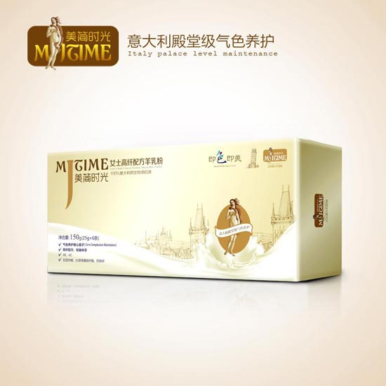 美簡時(shí)光女士高纖配方羊乳粉150g