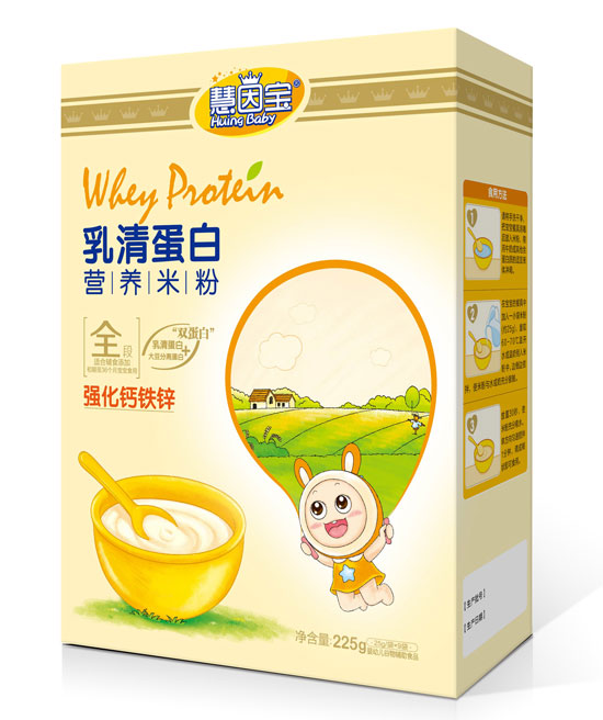 慧因?qū)殢?qiáng)化鈣鐵鋅盒裝乳清蛋白營(yíng)養(yǎng)米粉