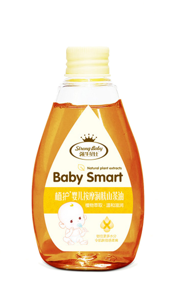 強生貝比yinge按摩潤膚山茶油