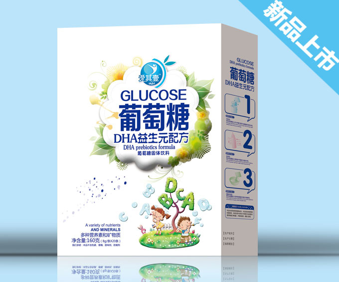 愛其壹DHA益生元配方葡萄糖固體飲料