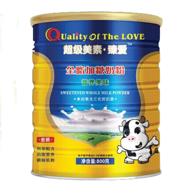 超維美素全脂加糖奶粉900克