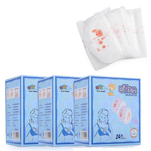 轉(zhuǎn)轉(zhuǎn)熊超薄透氣款24片裝一次性防溢乳墊