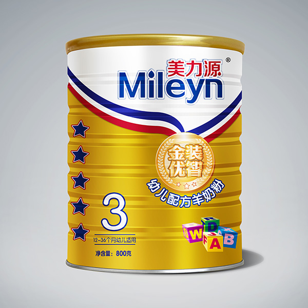 美力源金裝優(yōu)智youe配方羊奶粉罐裝800克3段