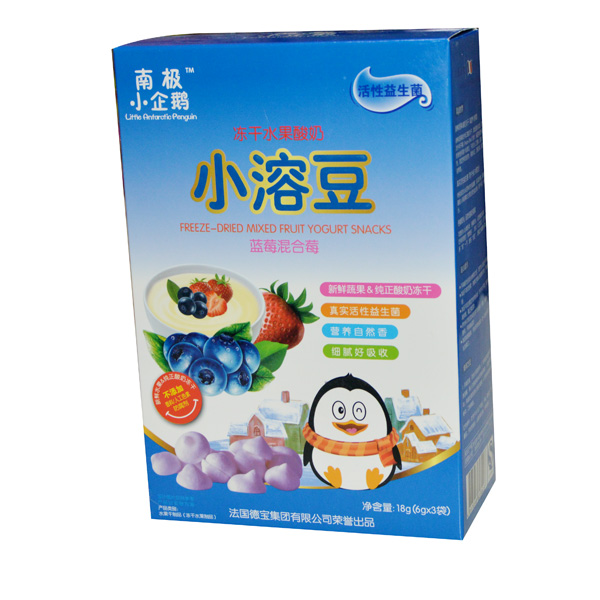 南極小企鵝藍(lán)莓混合莓小溶豆