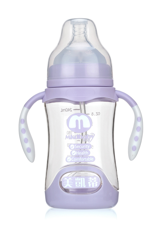 美凱蒂PA奶瓶240ML紫色